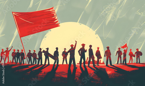 International Labour Day background design photo