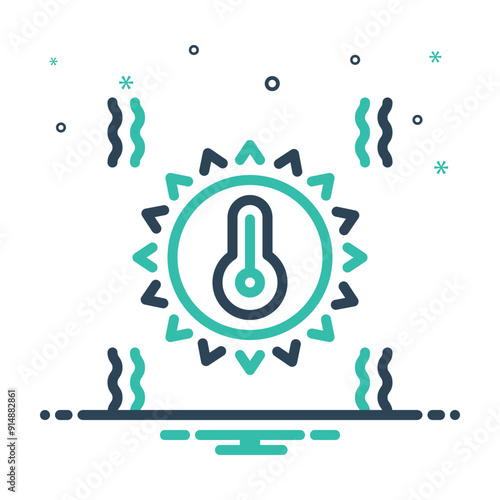 Mix icon for hot