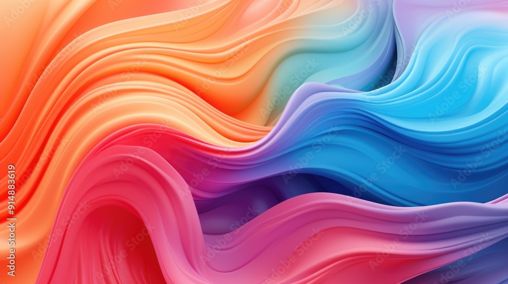 Bright gradient with liquid-like texture Bright gradient with liquid-like texture