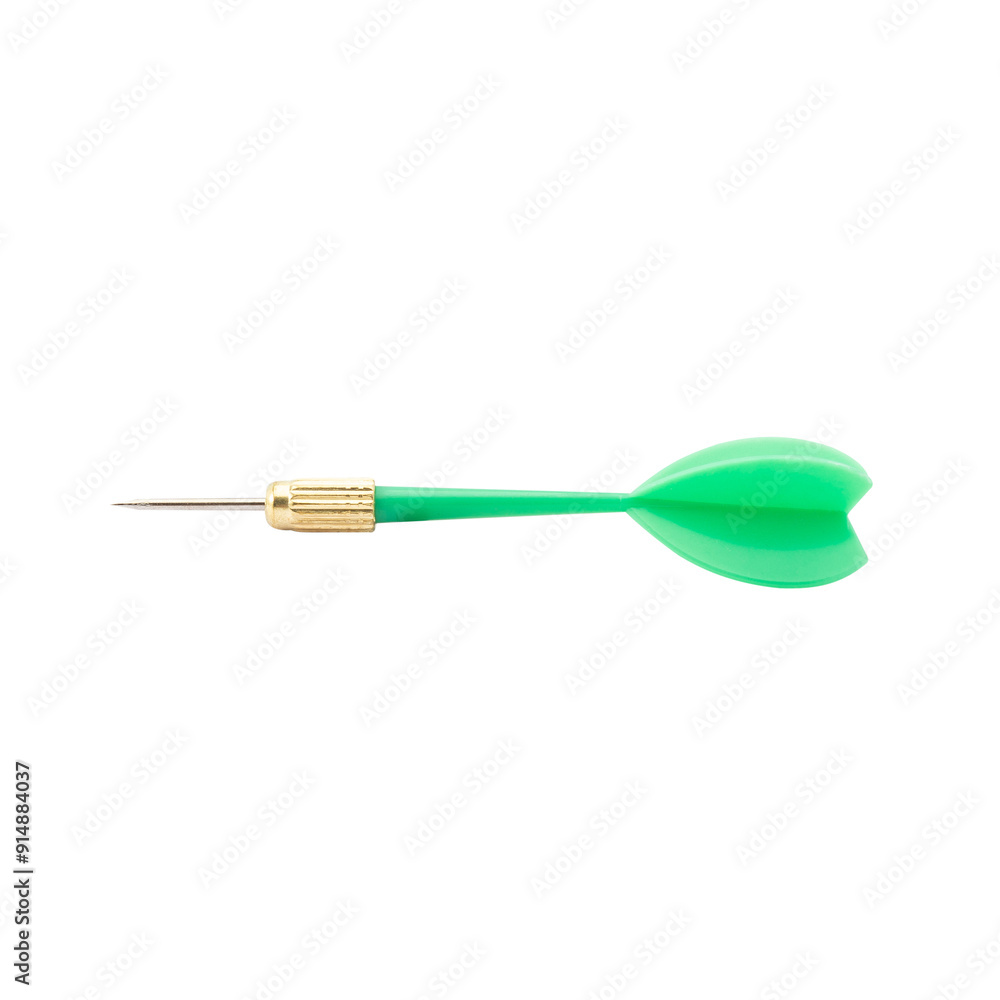Green Dart, cutout, full depth of field. Green Dart, cutout, full depth of field.