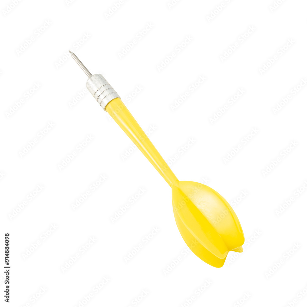 Yellow Dart, cutout, full depth of field. Yellow Dart, cutout, full depth of field.