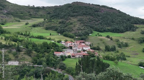 Wallpaper Mural Village and nature in the mountains of Spain Torontodigital.ca