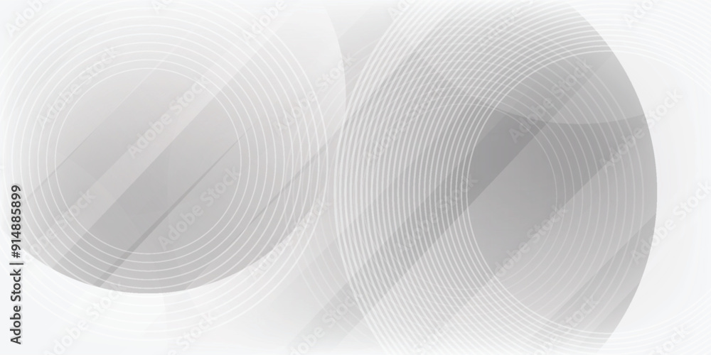 White geometric abstract background overlap layer on bright space with lines effect decoration. Modern graphic design element circles style concept for banner.modern abstract White geometric abstract background overlap layer on bright space with lines effect decoration. Modern graphic design element circles style concept for banner.modern abstract