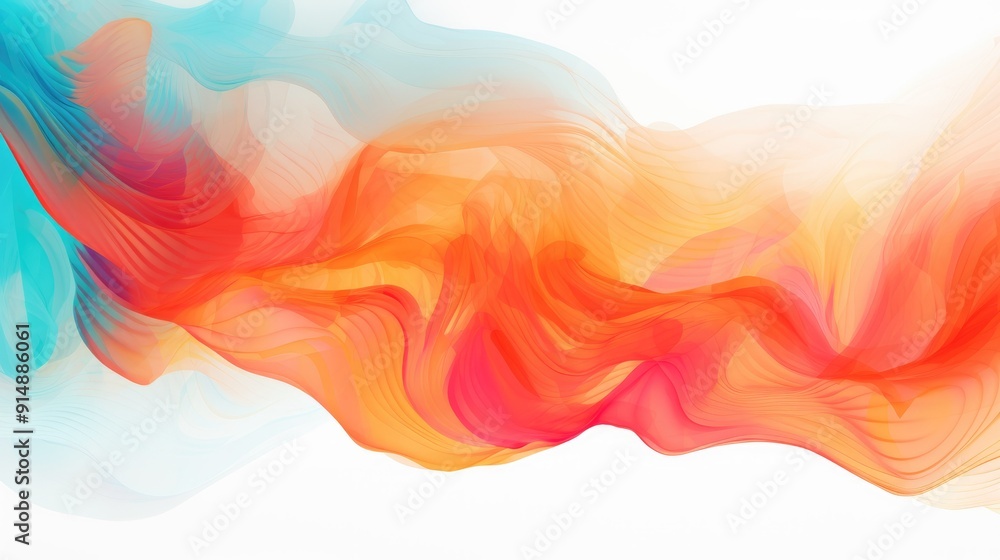 Bright gradient with liquid-like texture Bright gradient with liquid-like texture