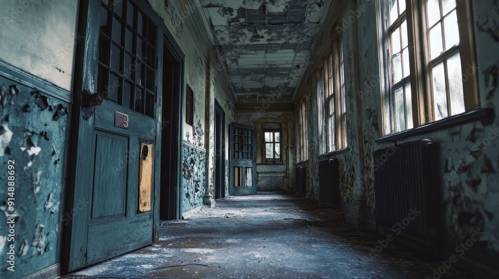 Fototapeta premium Abandoned Hallway