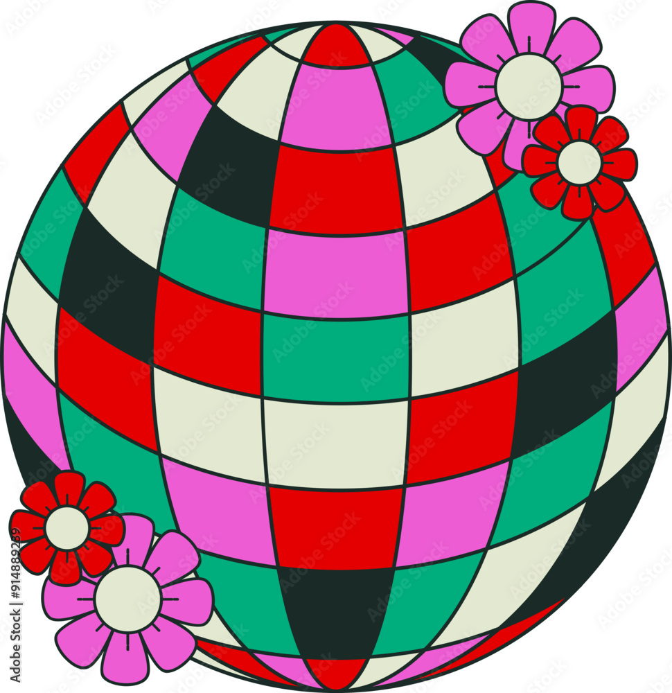 Obraz premium Retro Disco Ball