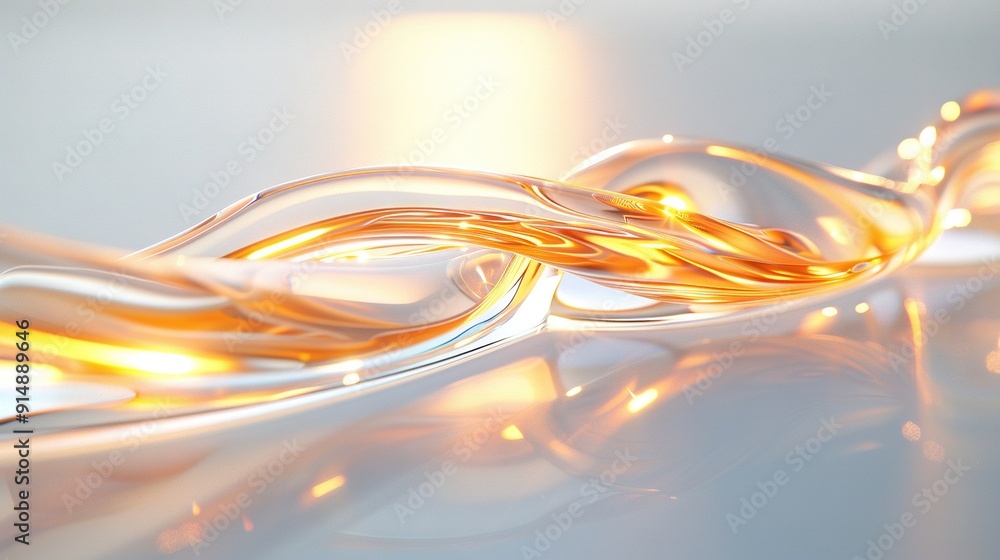 A clear photo of a gleaming metallic item resting on a white background with a glint from above A clear photo of a gleaming metallic item resting on a white background with a glint from above