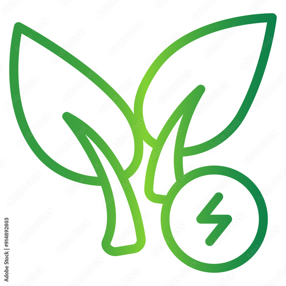 green energy Icon, Filled Line style icon vector illustration, Suitable for website, mobile app, print, presentation, infographic and any other project. green energy Icon, Filled Line style icon vector illustration, Suitable for website, mobile app, print, presentation, infographic and any other project.