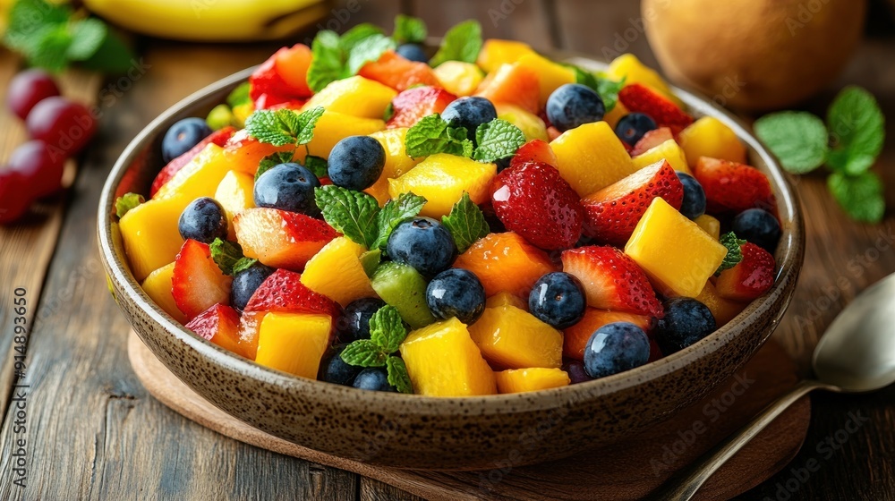 Delicious and Refreshing Fruit Salad Delicious and Refreshing Fruit Salad