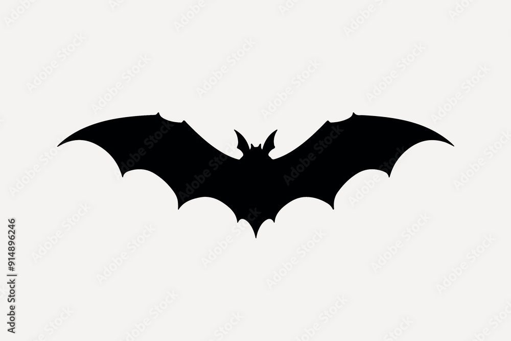 Silhouette bat wings spooky Halloween Silhouette bat wings spooky Halloween