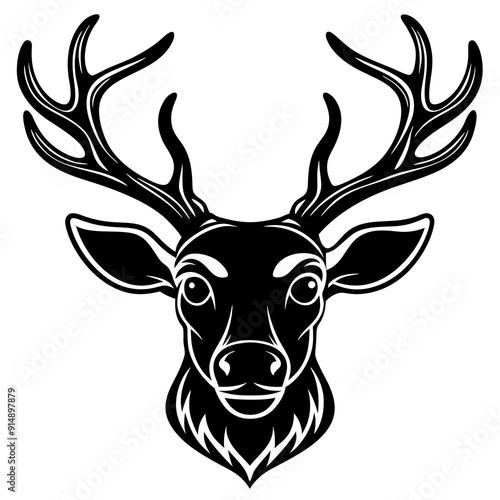 deer head vector