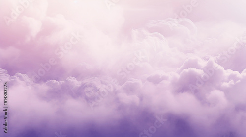 Soft purple clouds in the sky background