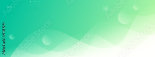 banner bakground.green soft color.abstract background.wavy effect style.modern.memphis.eps 10