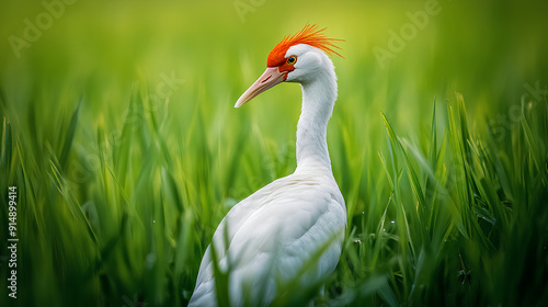 grey crowned crane