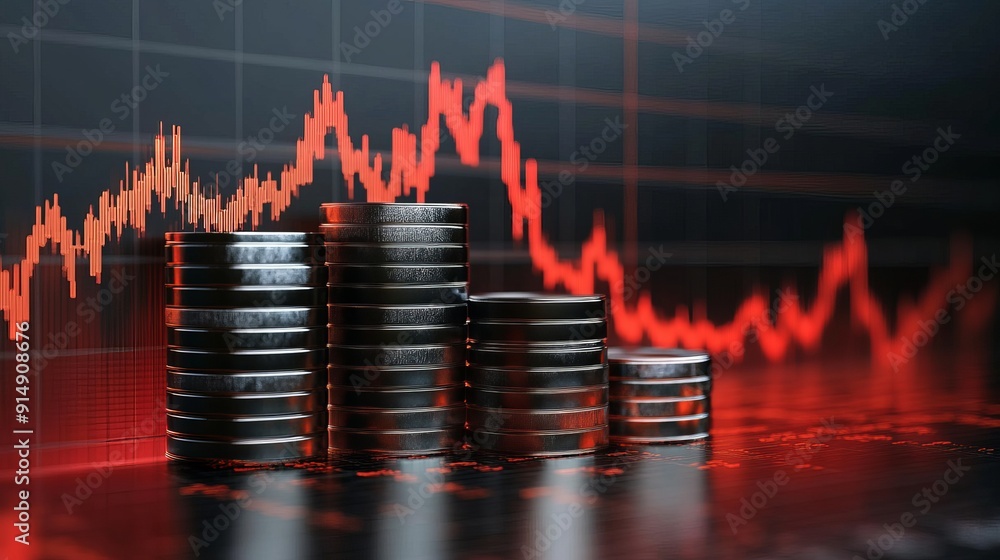 Concept of increasing oil prices with an abstract background Concept of increasing oil prices with an abstract background