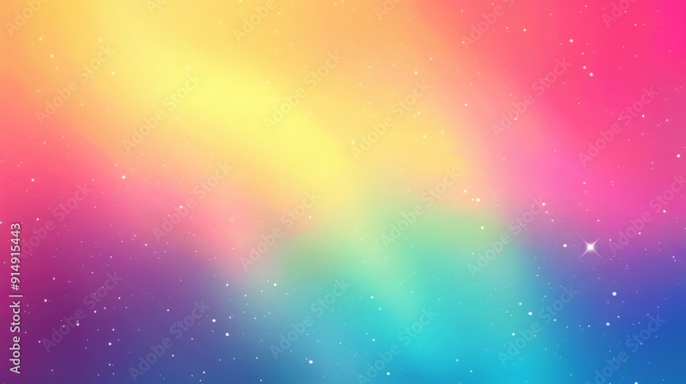 Abstract colorful gradient background with stars. Abstract colorful gradient background with stars.