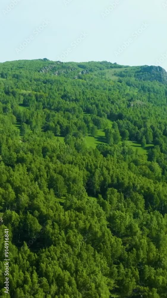 Aerial view of rural area during summer Aerial view of rural area during summer