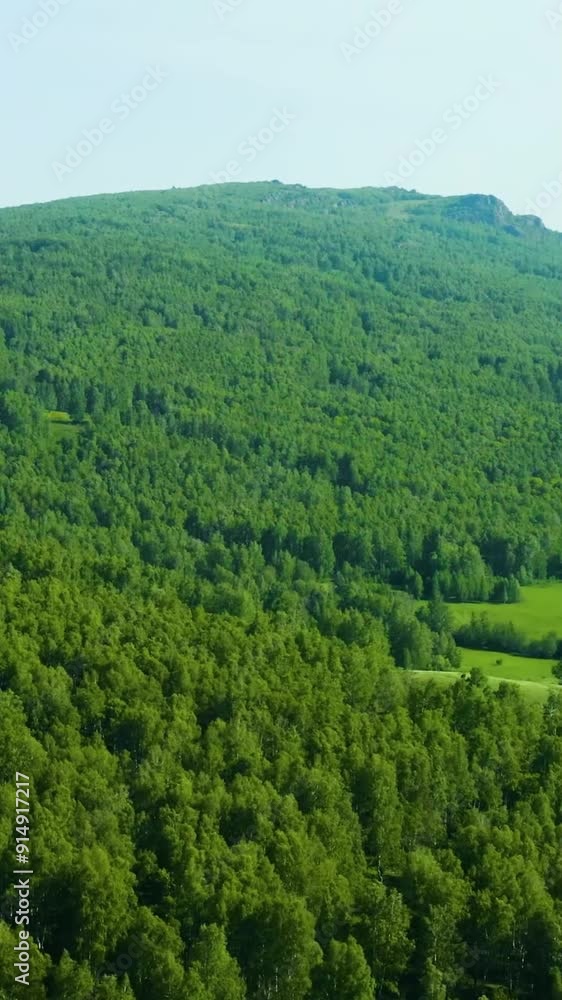 Aerial view of rural area during summer Aerial view of rural area during summer