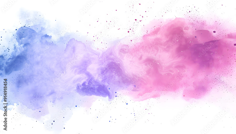 Obraz premium A trail of particles in an abstract background, with a lens flare effect and a cool color temperature, isolated on a solid white background. isolated on a solid white background design