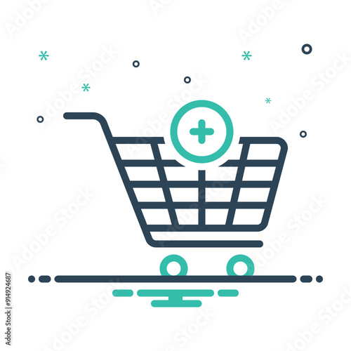 Mix icon for add to cart