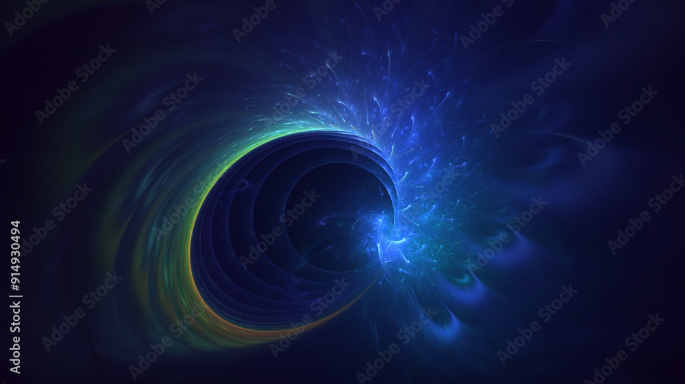 3D manual rendering abstract blue fractal light background. Its not AI Generatd illustration. 3D manual rendering abstract blue fractal light background. Its not AI Generatd illustration.