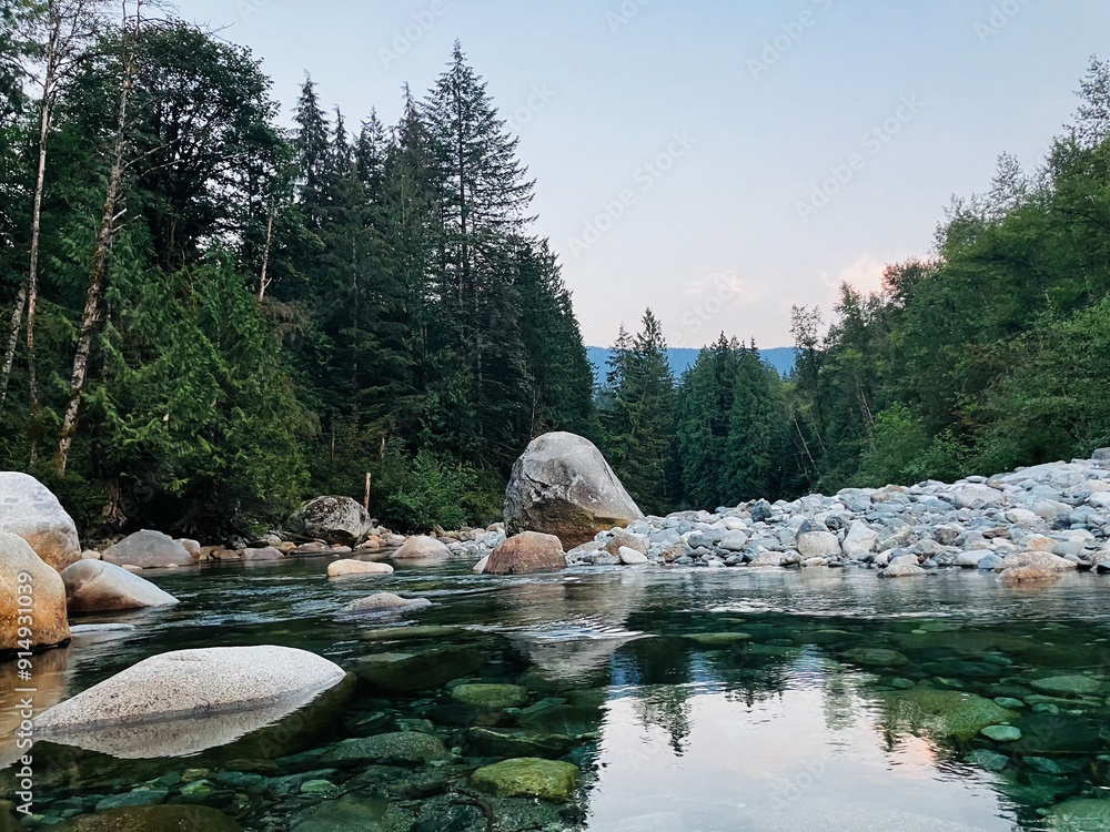 Naklejka premium Peaceful creek