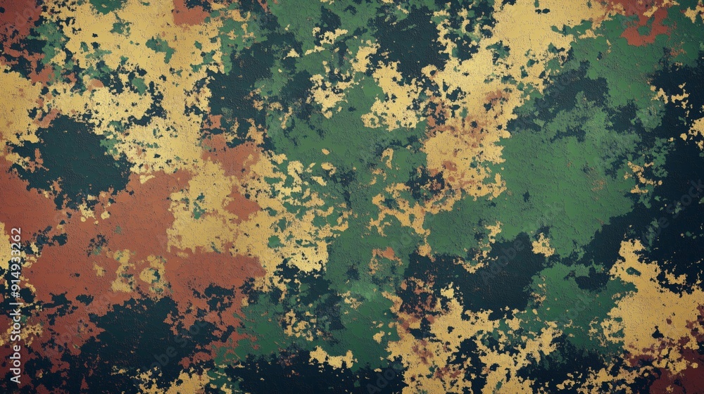 Abstract Earthy Camouflage Texture Background Design Abstract Earthy Camouflage Texture Background Design
