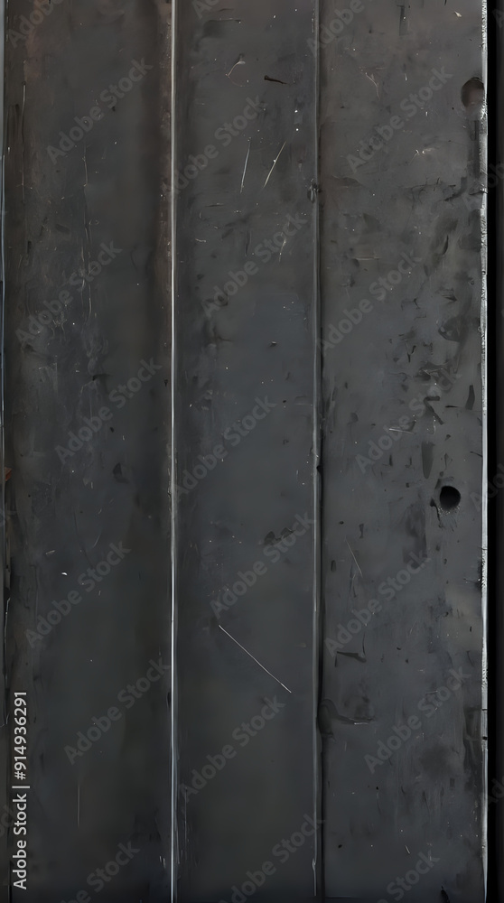 Fototapeta premium a black and white photo of a door with a stop sign