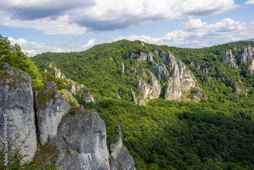 Strážov Mountains are know as the “Slovak Dolomites", outstanding rock formations, located in the vicinity of Zilina, near the town of Bytca.