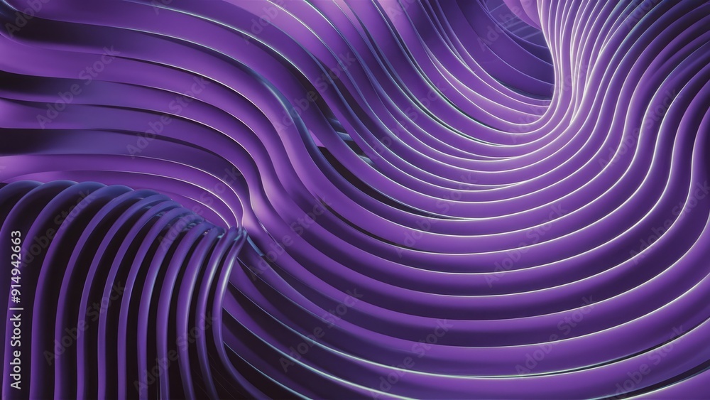 Elegant Modern 3D Abstract Background with Purple and Blue Delicate Curved Lines Representing Bezier Curve Artistry High Quality Illustration Elegant Modern 3D Abstract Background with Purple and Blue Delicate Curved Lines Representing Bezier Curve Artistry High Quality Illustration