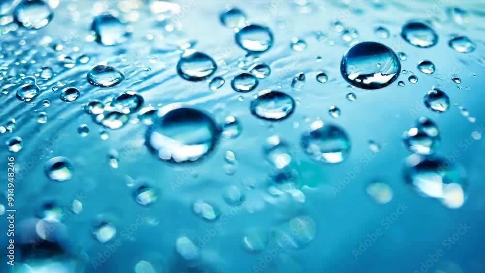 Clean water drops and fresh blue water ripple design Environmental conservation and ecology concept Clean water drops and fresh blue water ripple design Environmental conservation and ecology concept