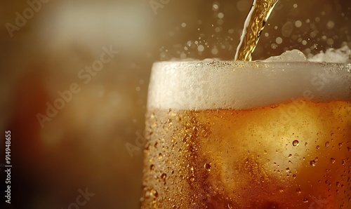 Wallpaper Mural Pouring a Refreshing Glass of Beer Torontodigital.ca
