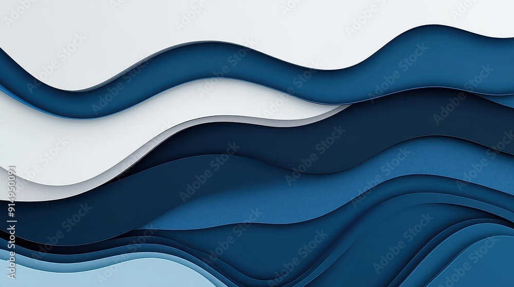 Vibrant abstract blue background with dark curves, perfect for modern designs or artistic projects. Vibrant abstract blue background with dark curves, perfect for modern designs or artistic projects.