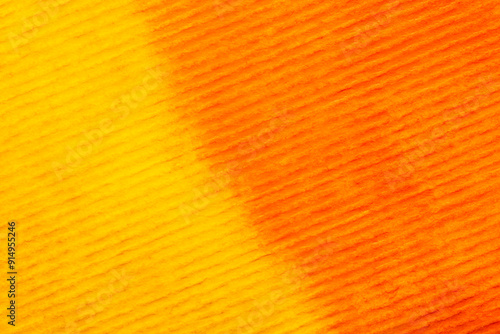 Wallpaper Mural close up of striped paper stained with yellow and orange paints Torontodigital.ca