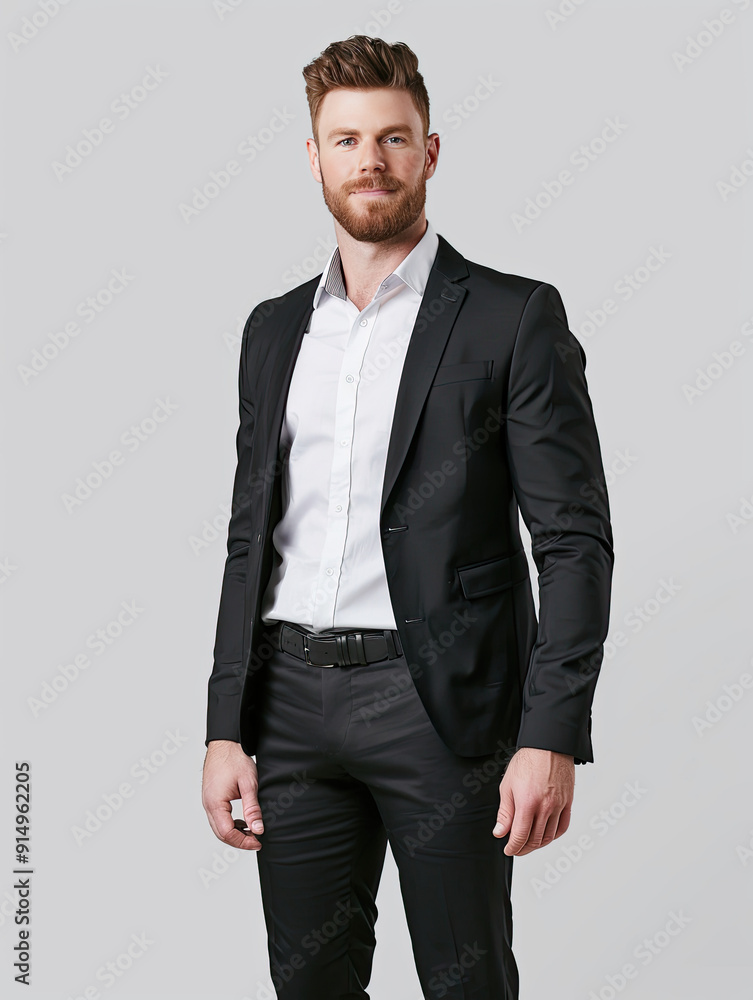 Fototapeta premium Businessman with a Confident Gaze