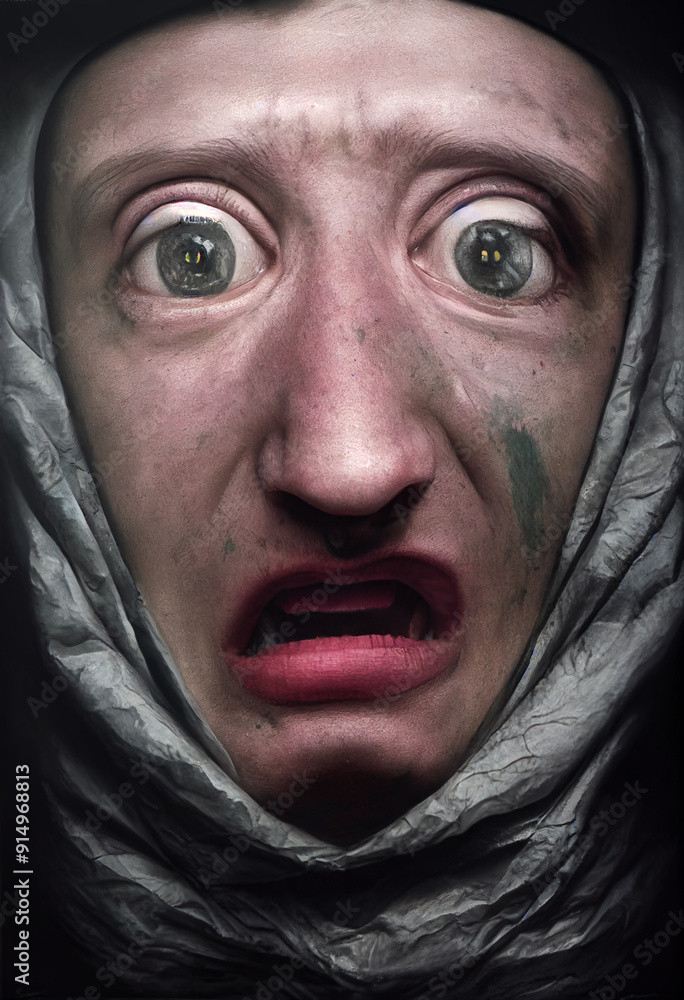 Abstract illustration of a mental disorder Abstract illustration of a mental disorder