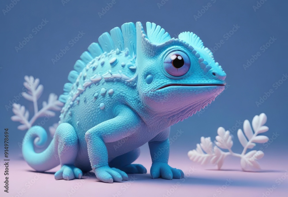 Fototapeta premium Chameleon background , ai
