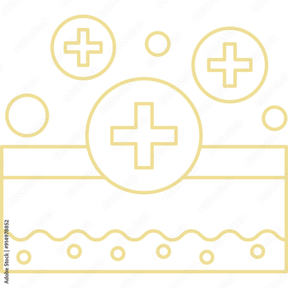 Obraz premium Skin Treatment Icon