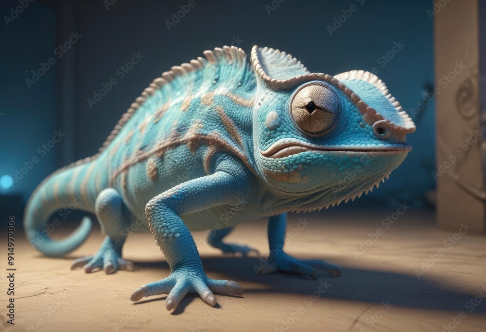 Fototapeta premium Chameleon background , ai