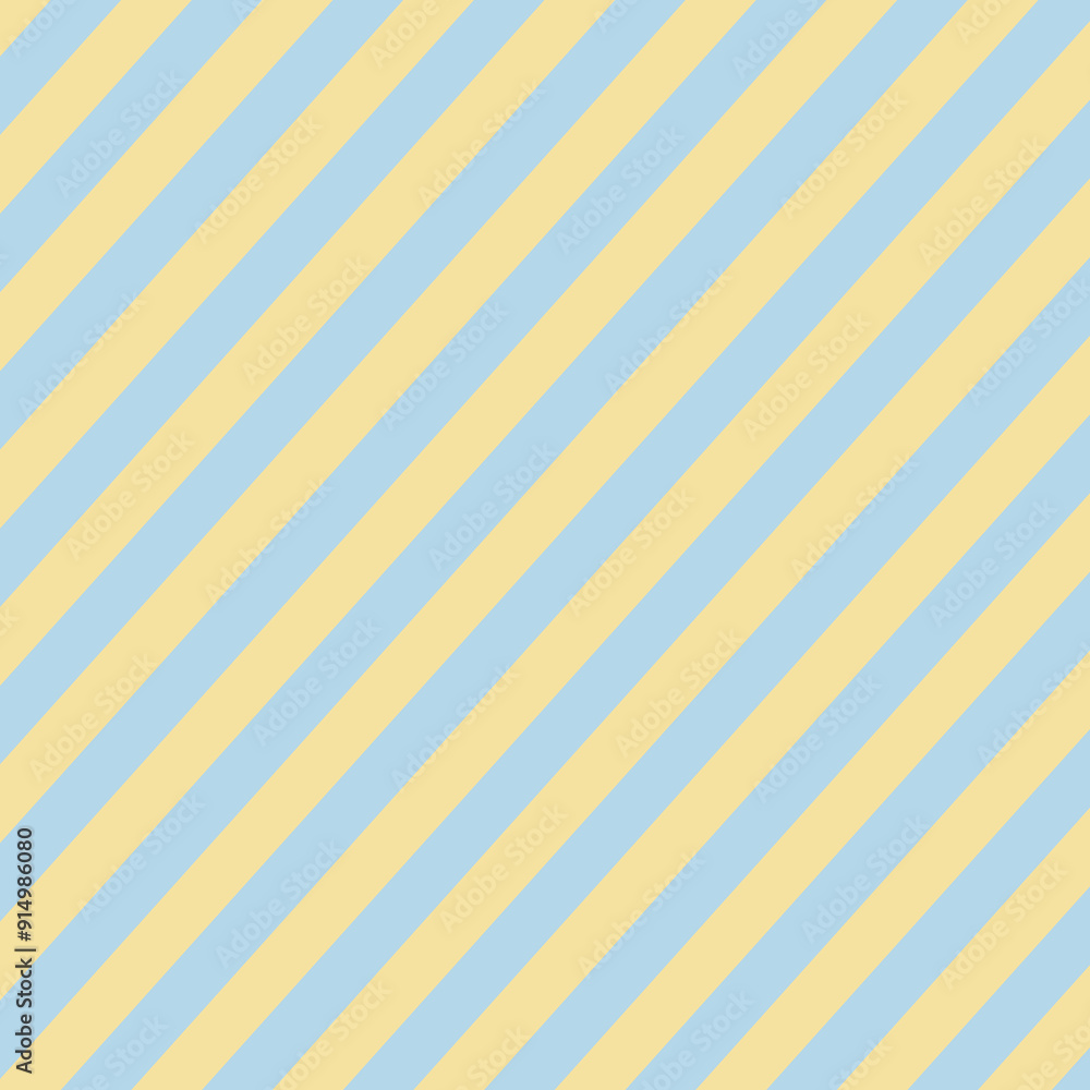 Bright Yellow and Blue Striped Pattern Bright Yellow and Blue Striped Pattern