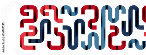 Lines, abstract letter style design background. Geometric vector Illustration For Wallpaper, Banner, Background, Card, Book Illustration, landing page