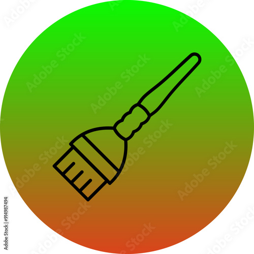 Hair dye brush Icon