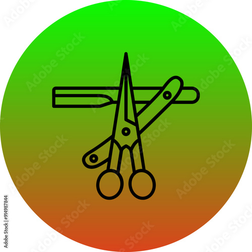 Hair cutting Icon