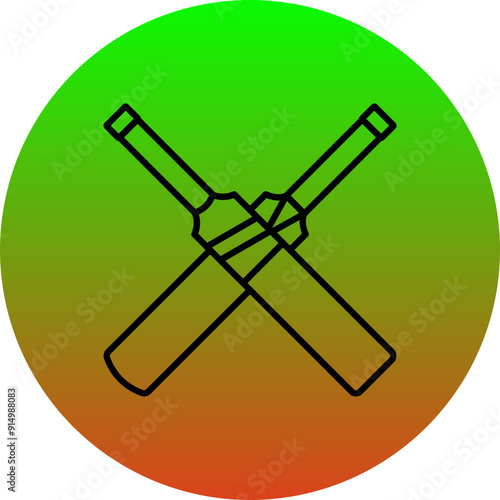 Cricket bat Icon