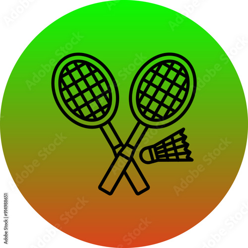 Badminton Icon