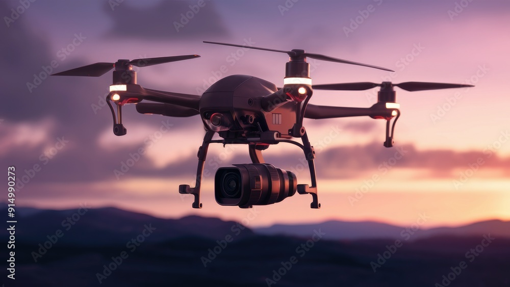 3D Visualization of a Drone Camera Design 3D Visualization of a Drone Camera Design