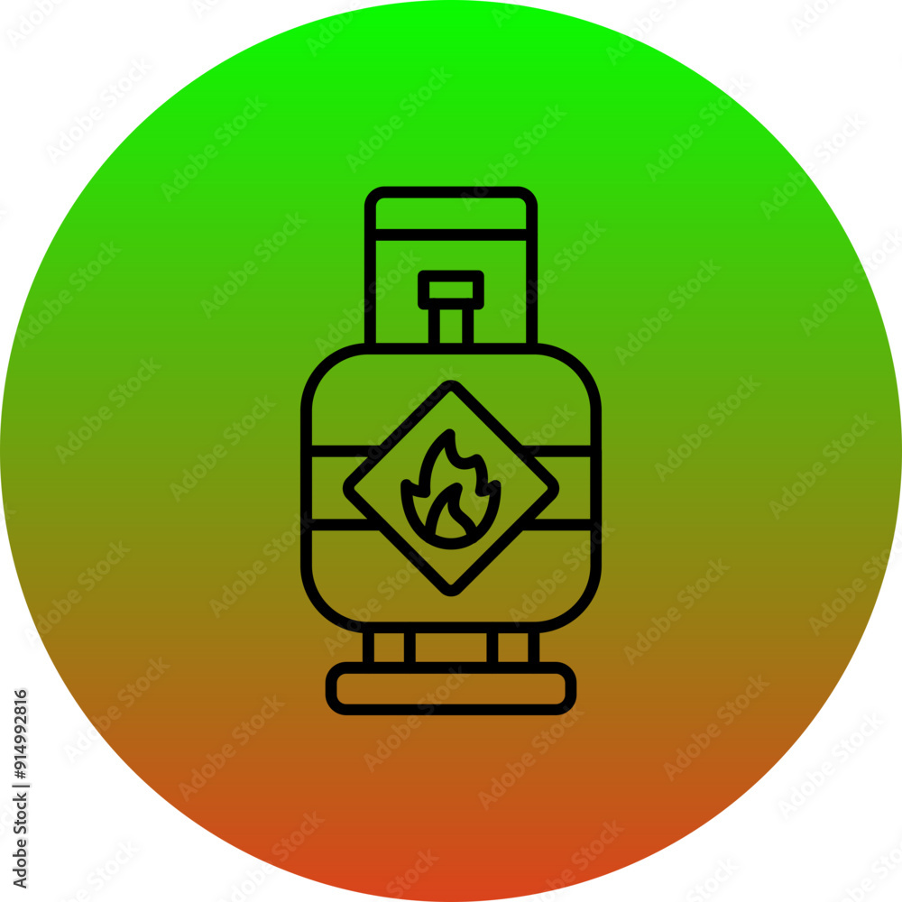 Gas cylinder Icon Gas cylinder Icon