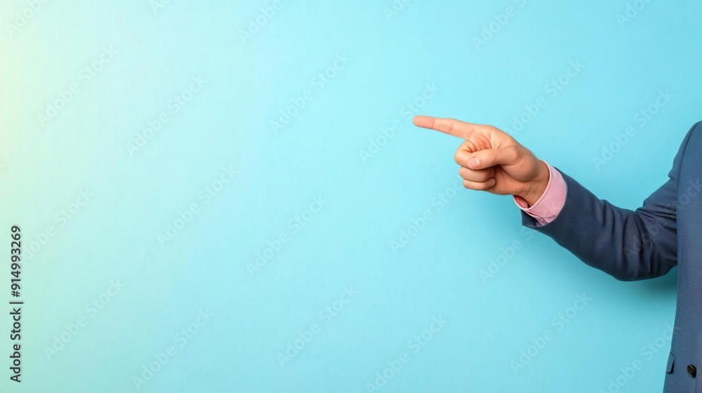 CEO presenting a transformative plan, right-aligned, pastel background, high resolution. CEO presenting a transformative plan, right-aligned, pastel background, high resolution.