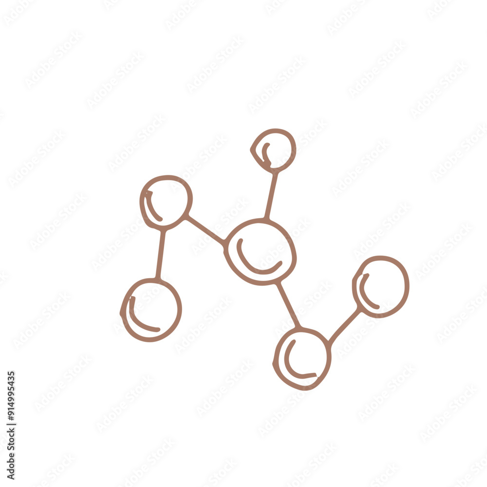Hand Drawn Science Line Hand Drawn Science Line
