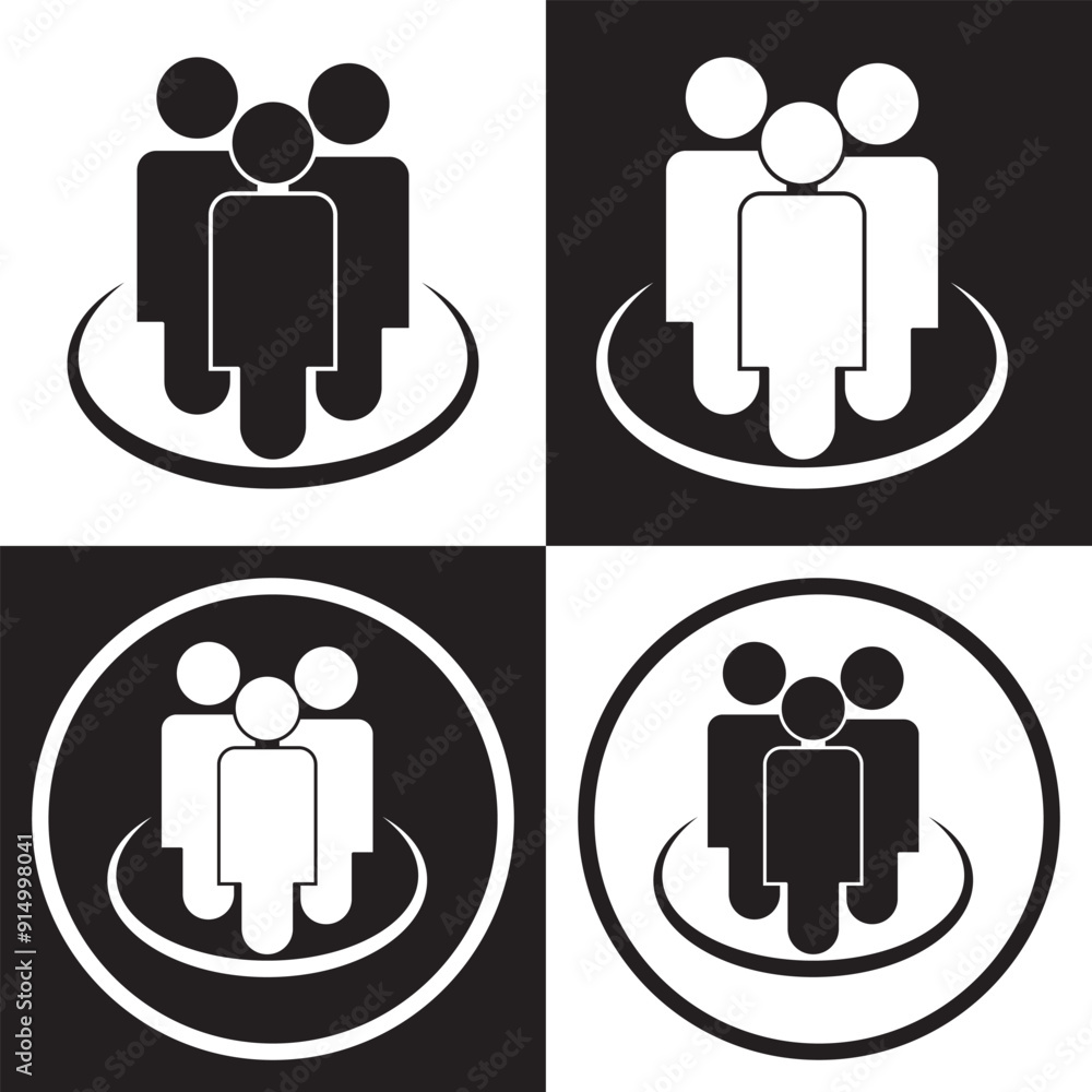 Society Icon set. Modern thin style of people related icons. social group, diversity, communication, and more. Pictograms and infographics for mobile apps. Vector. EPS 10 Society Icon set. Modern thin style of people related icons. social group, diversity, communication, and more. Pictograms and infographics for mobile apps. Vector. EPS 10